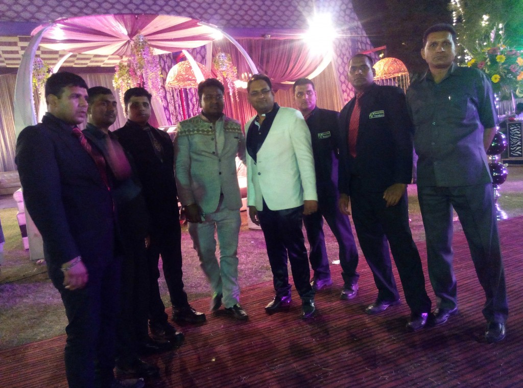 Bouncers providing Security at Marriage event in delhi