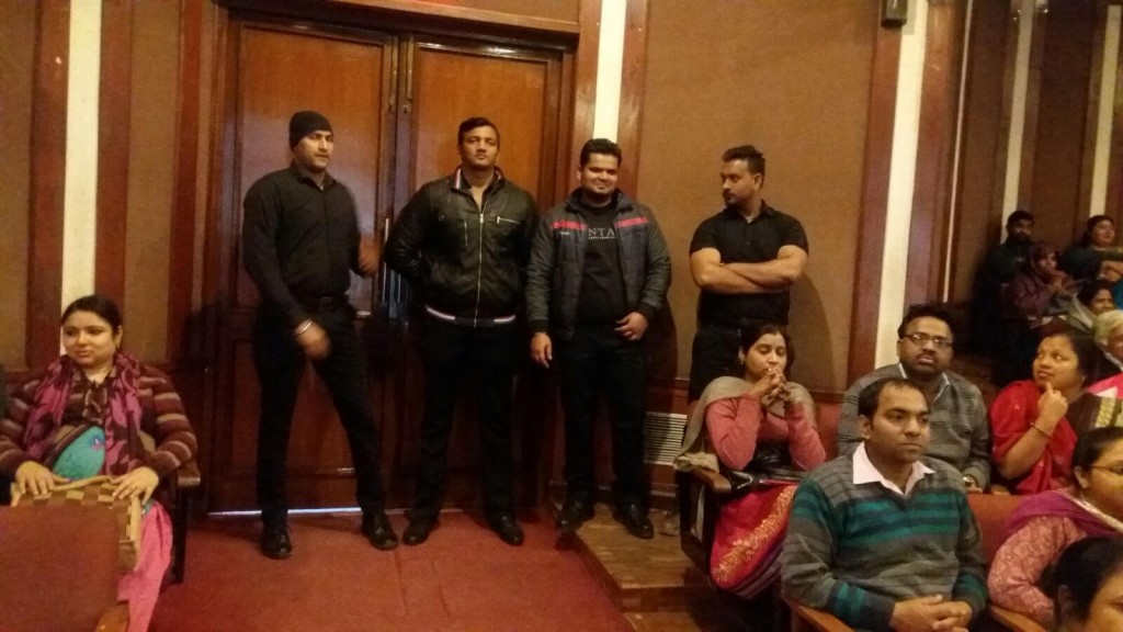 Bouncers for duty in South Delhi event at auditorium