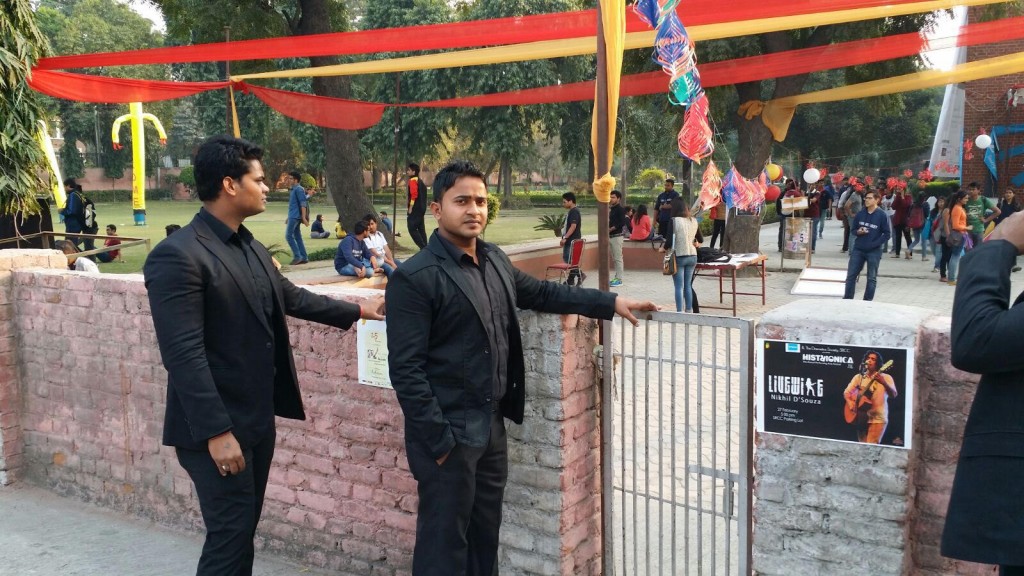Bodyguards for Event in North Campus SRCC college