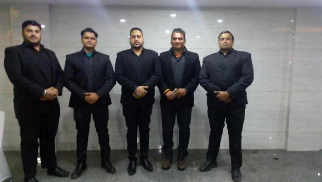 Bodyguard hire team