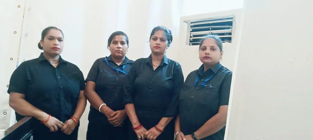 Female lady security officers for protection of women