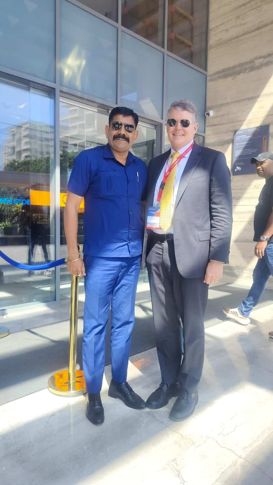 International Traveler from America given security with Armed Bodyguard Close Protection Officer PSO services in Bengaluru, Karnataka ,India