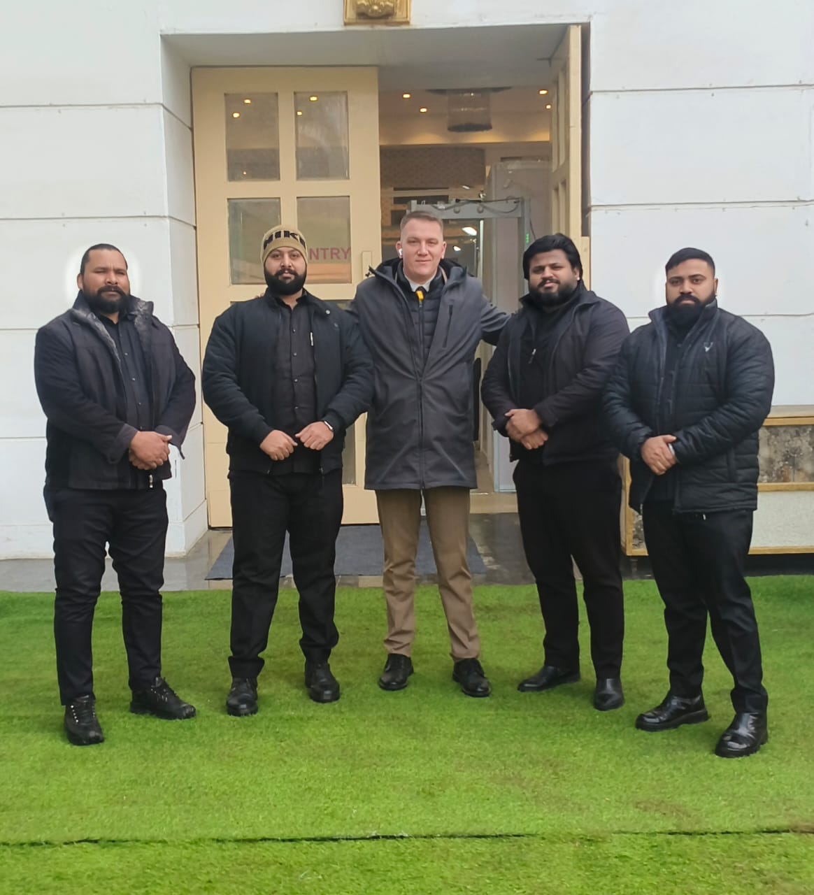 International Event security services for French client in South Delhi, Chhattarpur farms 5 day event